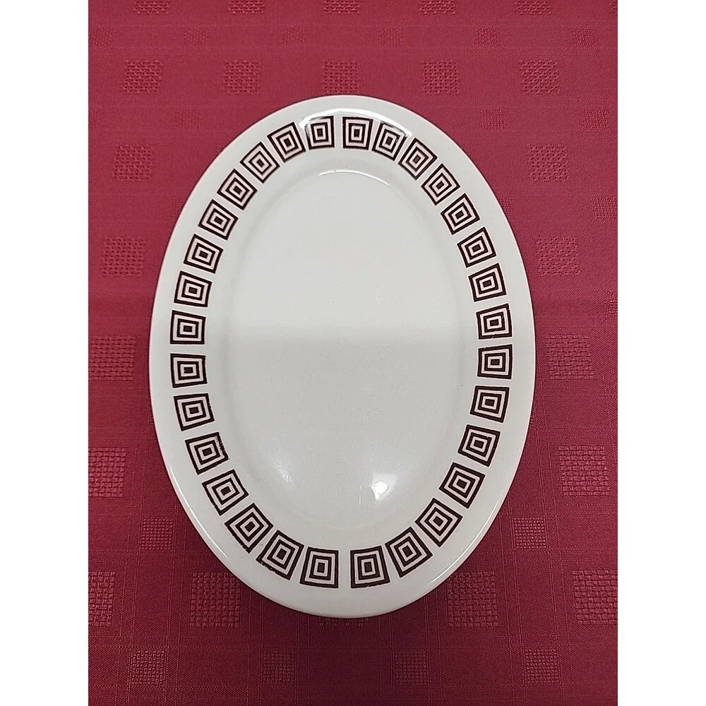 Homer Laughlin Best China Restaurant Ware Greek Key Pattern 9.5